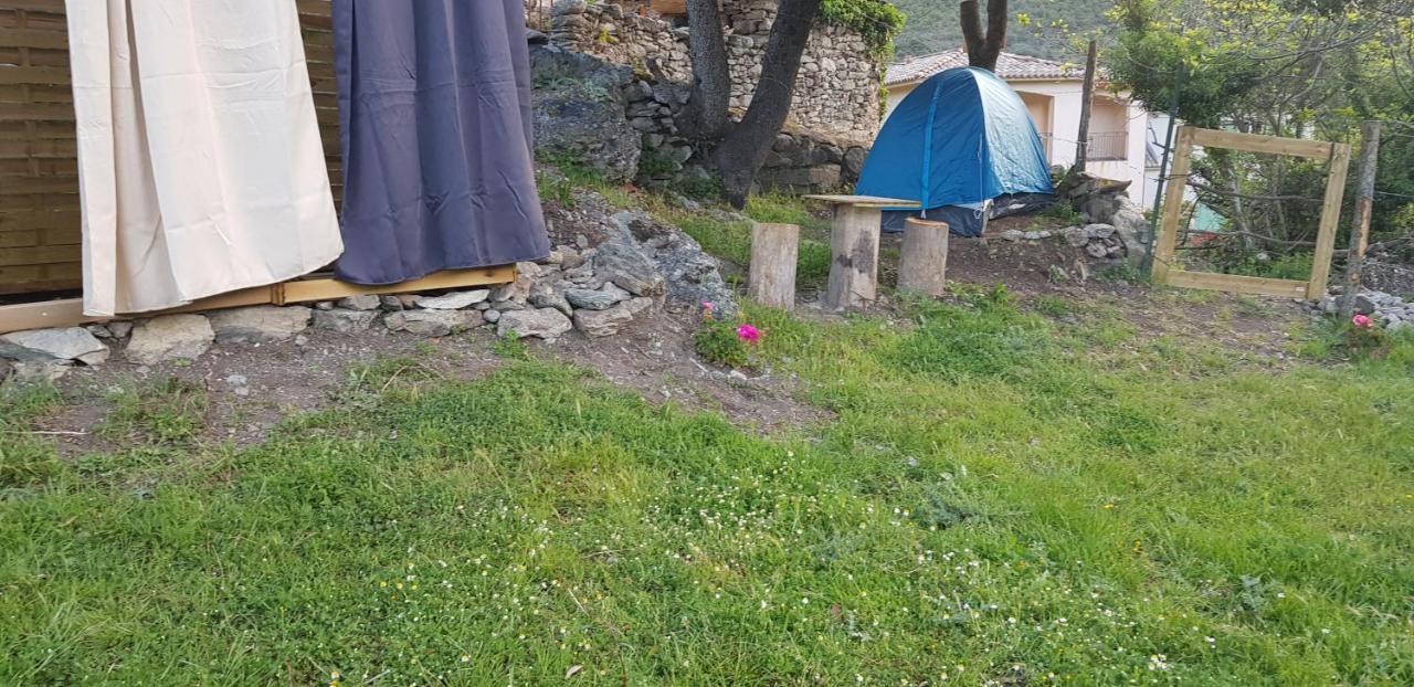 Camping L'Agrottu Au Coeur De La Corse Hotell Santa-Lucia-di-Mercurio Exteriör bild